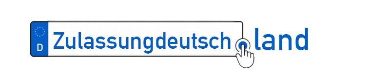 Autokennzeichen online bestellen